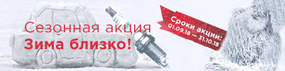 Сезонная акция NGK/NTK: Зима близко!