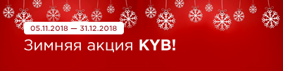 Зимняя акция KYB!