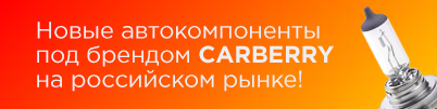 Новые автокомпоненты под брендом CARBERRY на российском рынке!