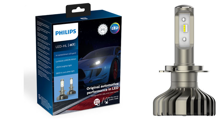 Инновация Philips: новое поколение ламп X-tremeUltinon со светодиодными OEM-чипами