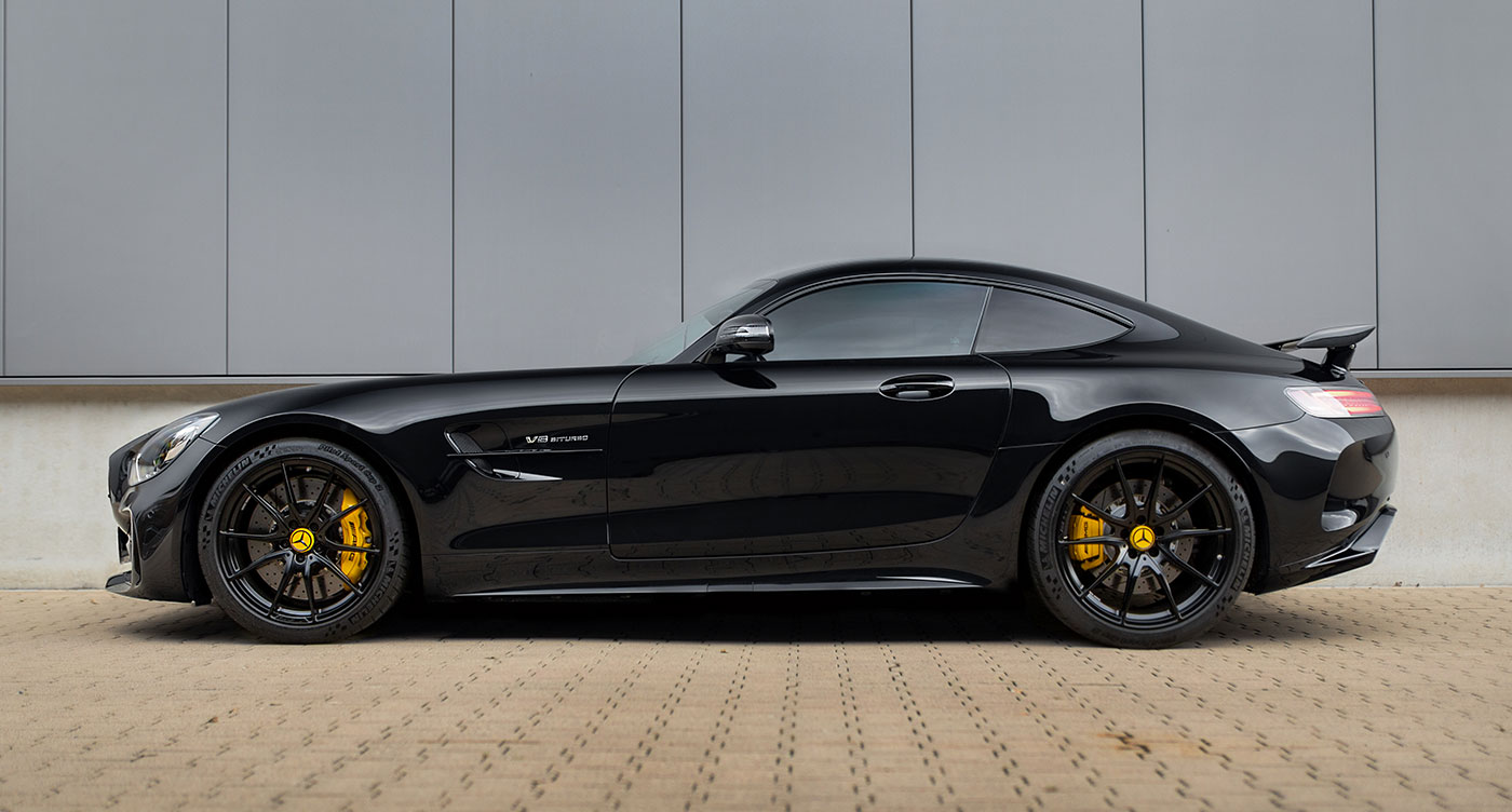 Mercedes AMG gt 2015 черный