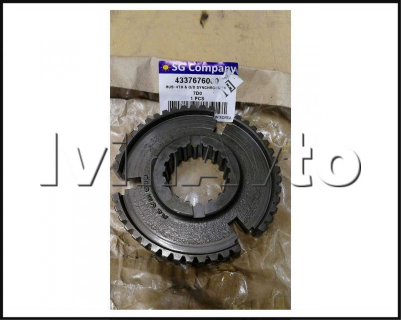 Муфта ступица КПП 4/5 передачи D6CB38 Universe Samgong 4337676000
