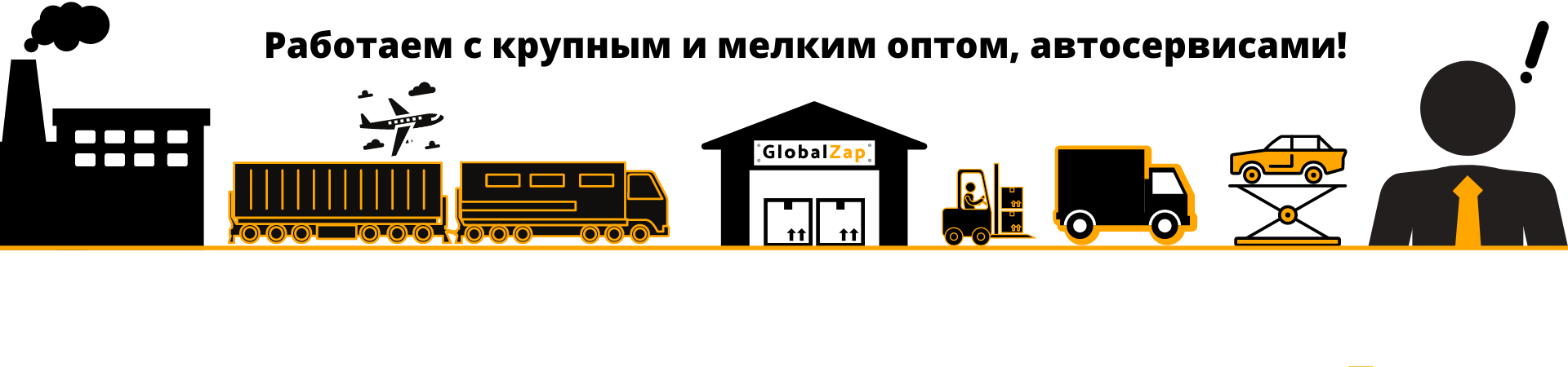 Глобалзап представляет полный комплекс услуг по продаже автозапчастей оптом: продажа, доставка по москве и собственный склад. Работаем с крупным и мелким оптом, автосервисами!