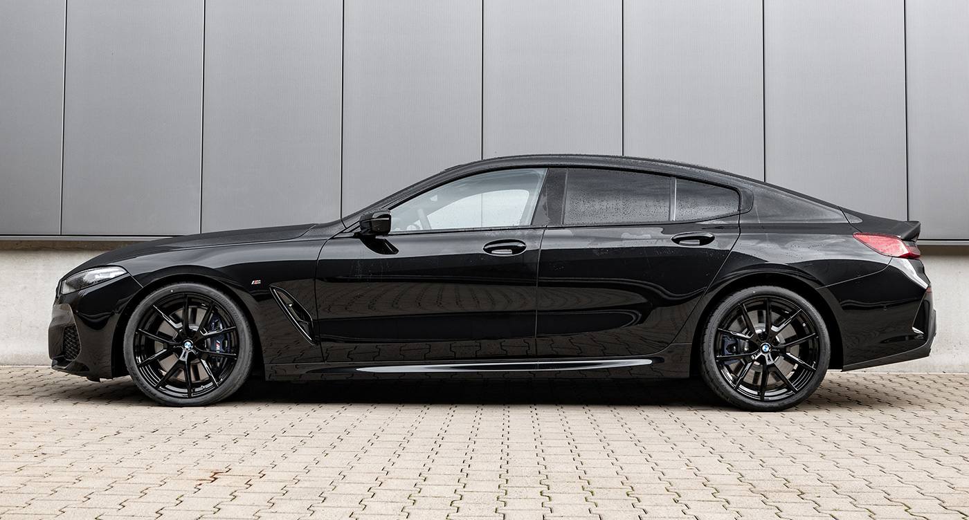 Бмв 640 гранд купе тюнинг Заниженные пружины H&R для BMW 8er (G16) Gran Coupe