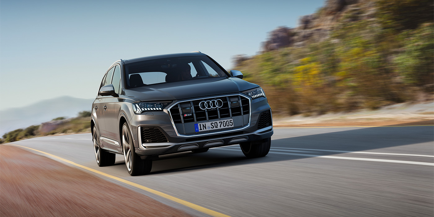 Audi q7 2020 матричные фары