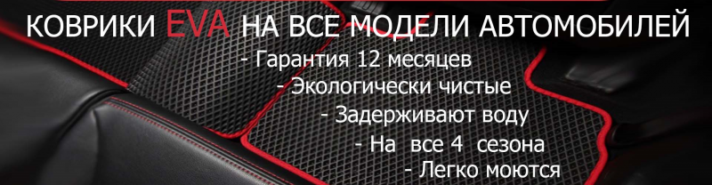 Автомобильные коврики EVA