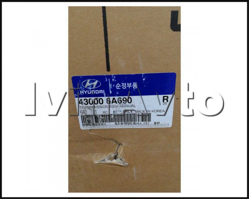 КПП в сборе HD120 D6DA22 Hyundai/Kia 430006A690, 430006A691