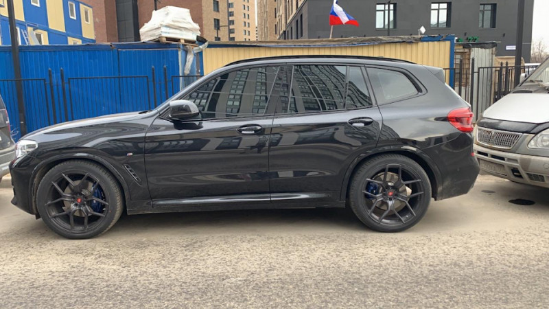 Установка спортивных пружин H&R 28926-1 на BMW X3 (G01), 289261