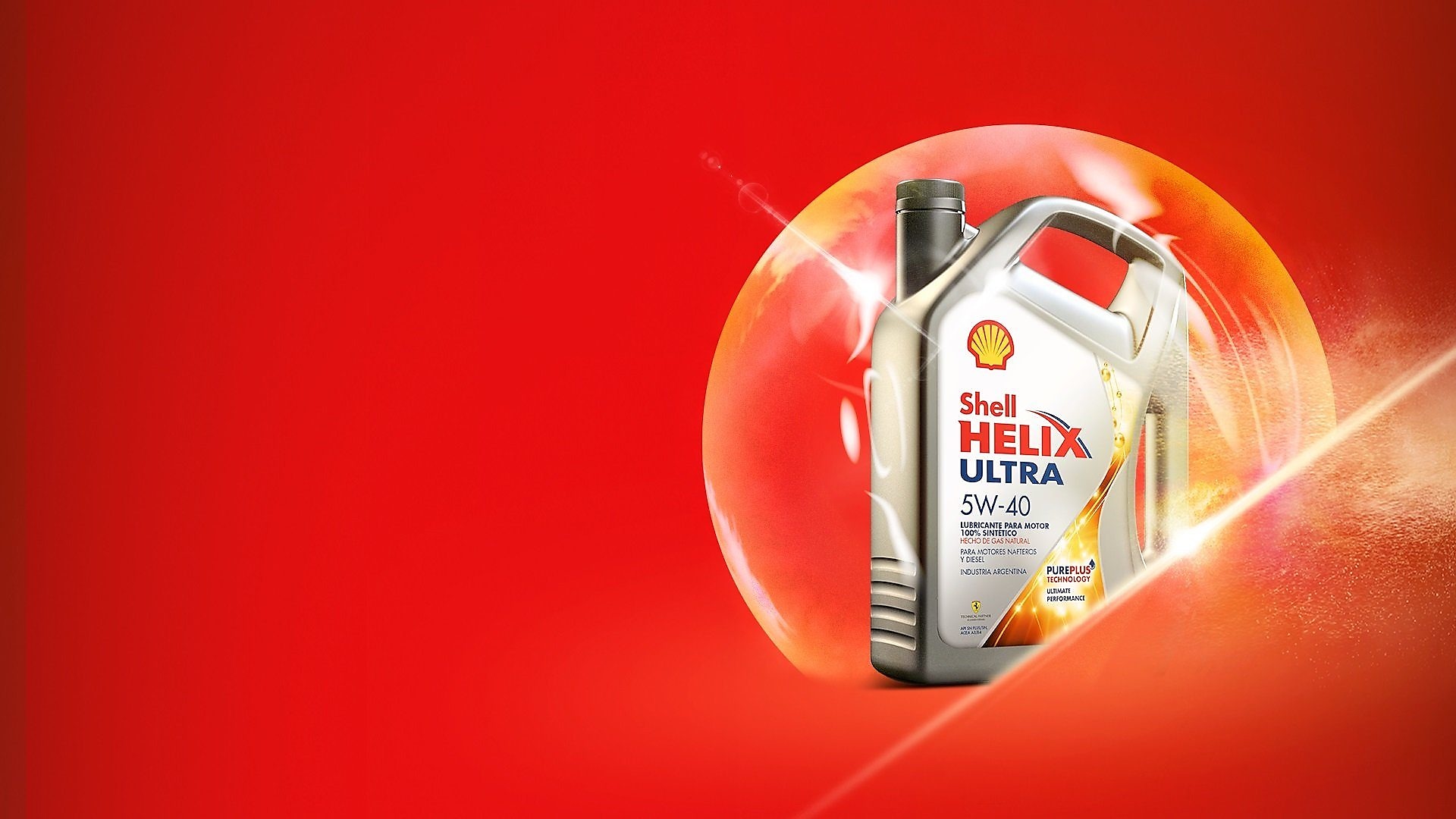 Логотип масло Shell Helix Ultra