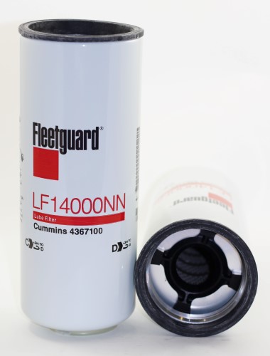Фильтр LF14000NN (86043674) масляный FLEETGUARD удерживает на 11-24 г больше загрязнений, чем фильтры конкурентов.