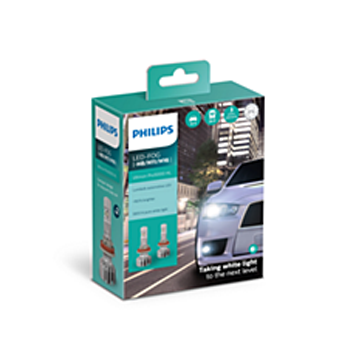 Комплект светодиодных ламп H8/H11/H16 12V LED Fog 2шт (белый свет, яркость +160)