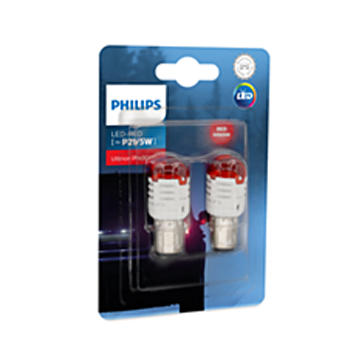 Комплект светодиодных ламп P21/5 12V P21/5 LED красный свет 2шт блистер