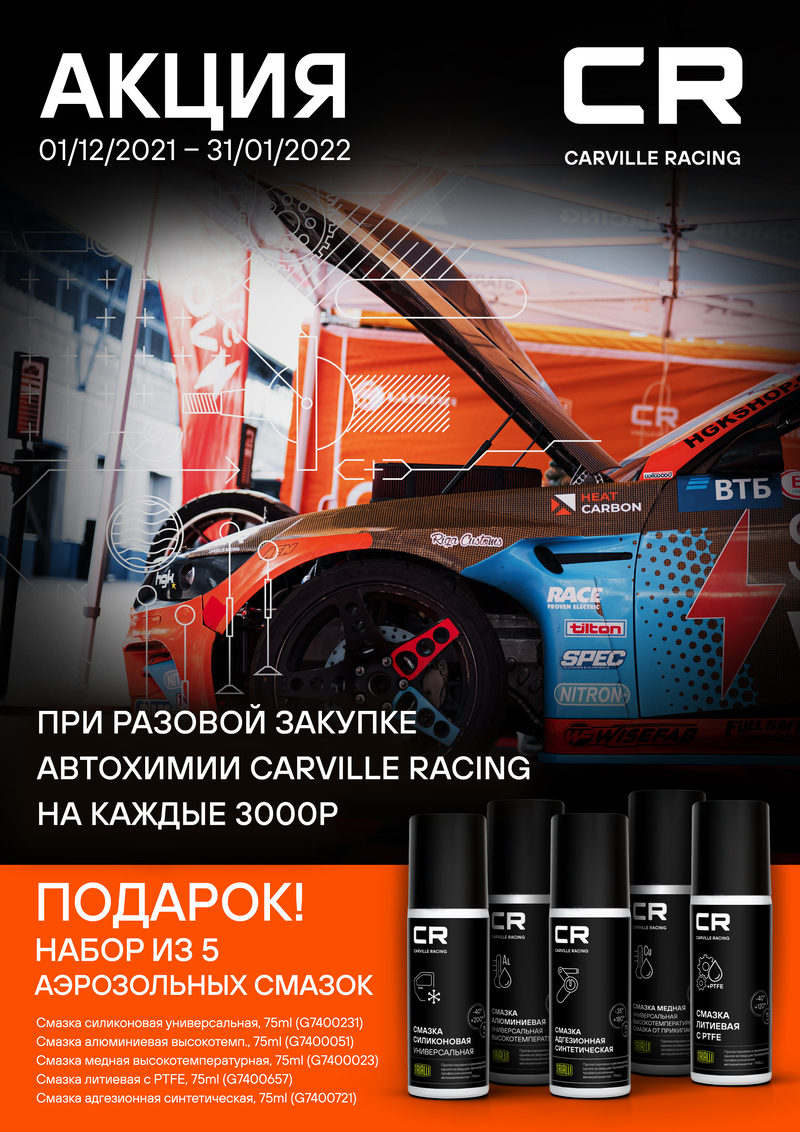 Акция по автохимии CR