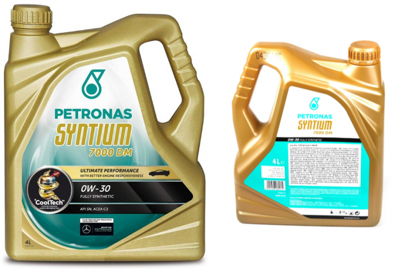 Моторное масло PETRONAS Syntium 7000 DM 0W-30 4л
