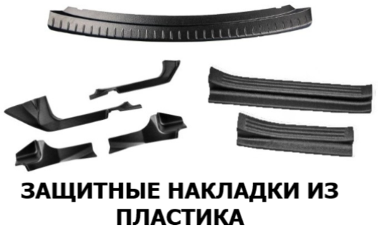 защитные накладки из пластика