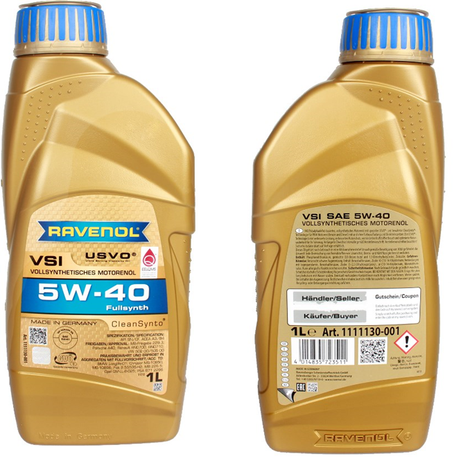 RAVENOL VSI SAE 5W-40 - 1 L