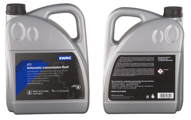 未開封SWAG ZF6HP用ATF 5L Масло трансмиссионное SWAG ATF 8HP Fluid 5л