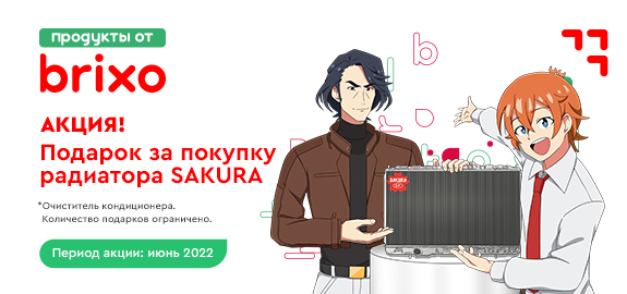 Акция: Подарок за покупку радиатора SAKURA