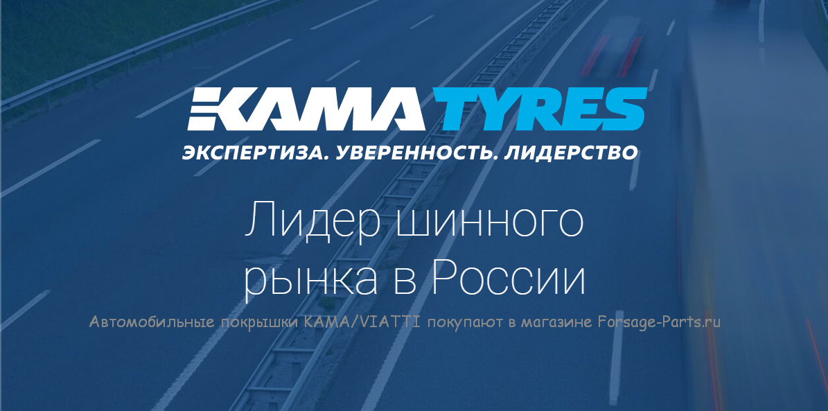 Автомобильные покрышки KAMA и VIATTI покупают в магазине Forsage-Parts.ru.