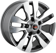 Диск литой LegeArtis 9118039 TY77 6x15 4/100 ET48 DIA54.1 Антрацитовый с полированной лицевой поверхностью