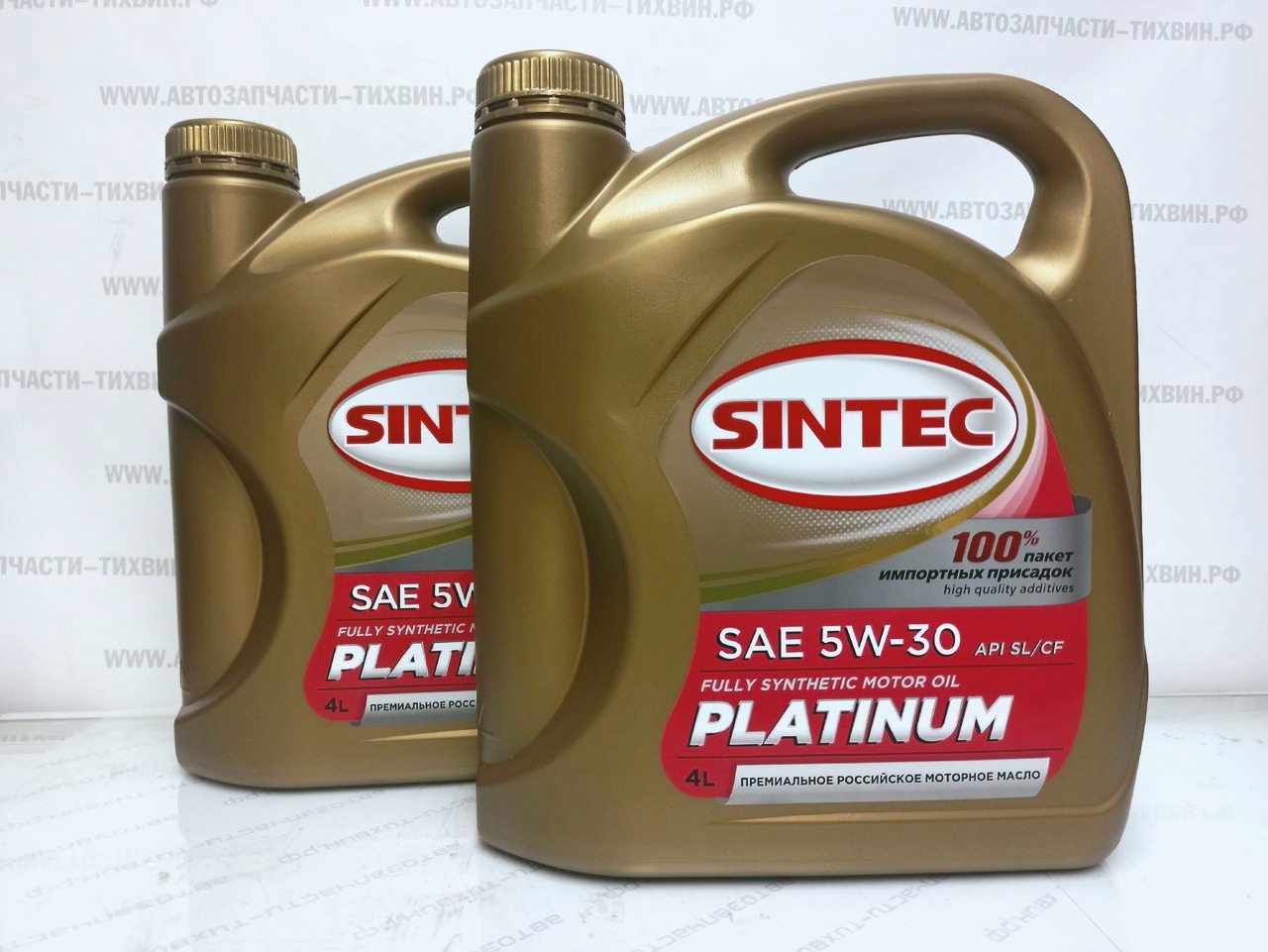 В наличии Российское моторное масло "SINTEC Platinum"