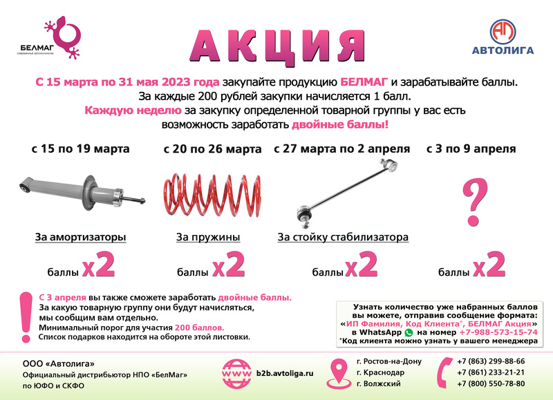 Акция по продукции БелМаг