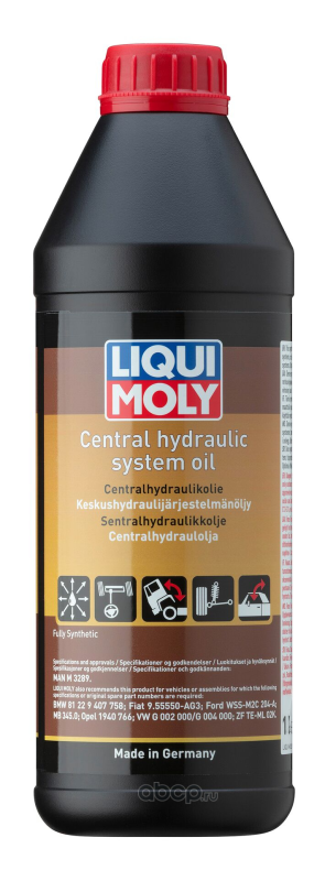 Жидкость гидравлическая Zentralhydraulik-Oil (1л) LM 3978/1127