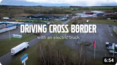 Volvo Trucks – Driving cross border with an electric truck