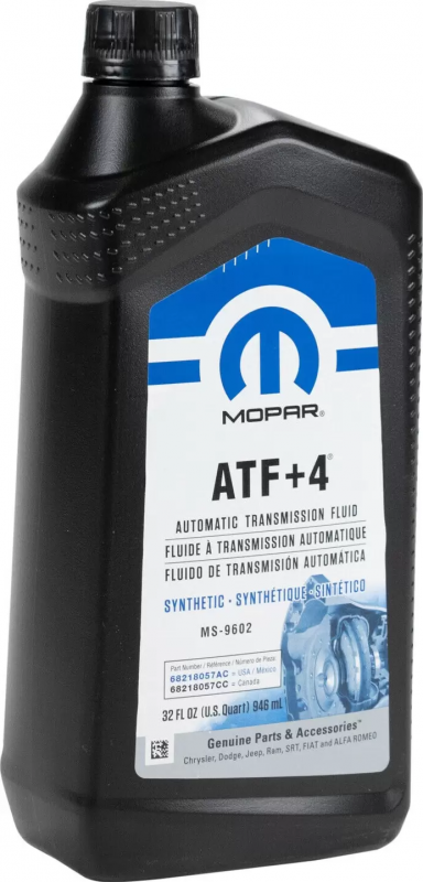 MOPAR 68218057AC Масло трансмиссионное MOPAR ATF+4 (0,946л)