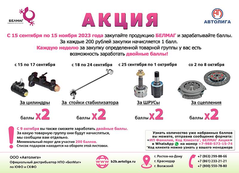 Акция по продукции БелМаг