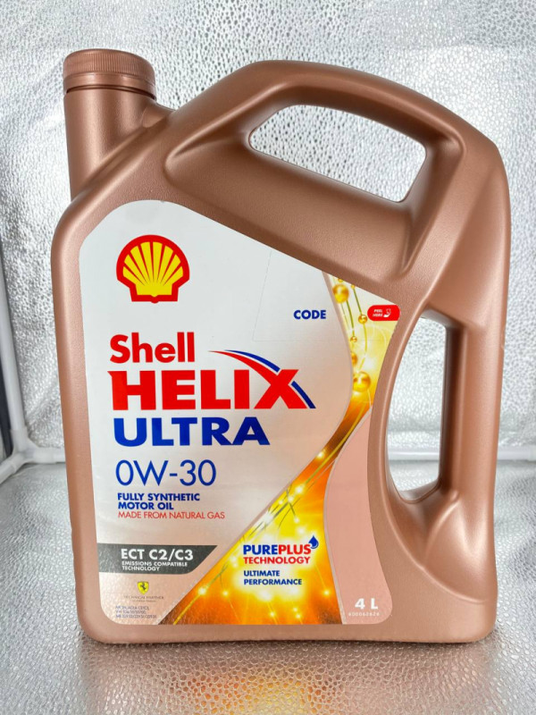 Масло моторное SHELL HELIX ULTRA ECT C2C3 0W30 4L