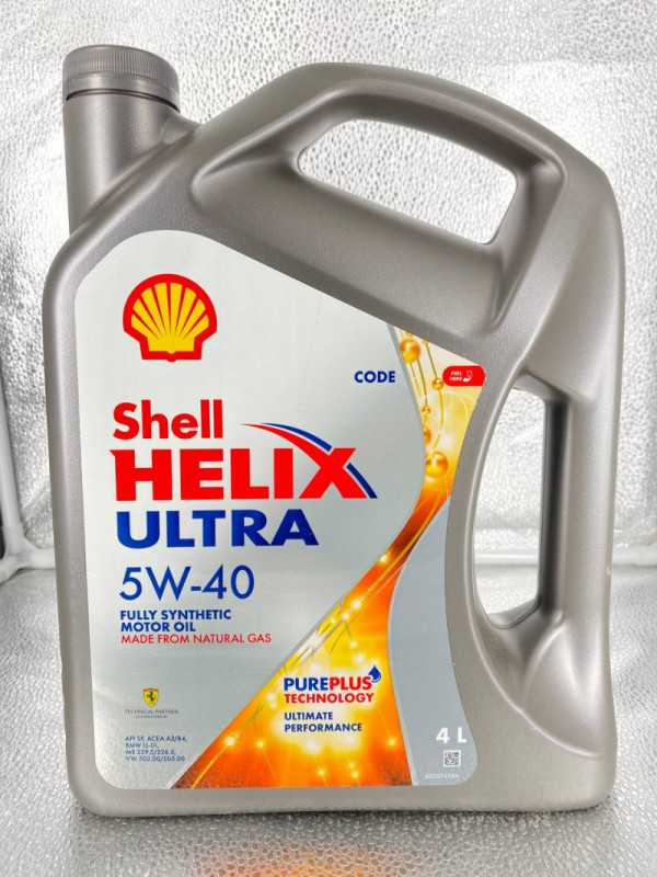 Масло моторное SHELL HELIX ULTRA SP 5W40 4L