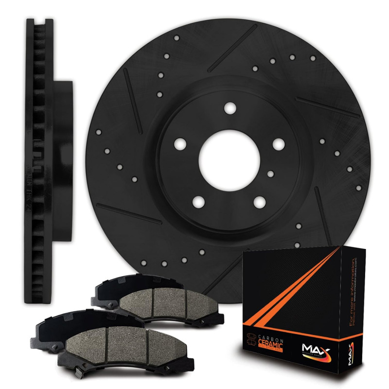 Тормоза max. -Elite-XDS-Series-Combo-Brake-Kit. Brakes System Black.