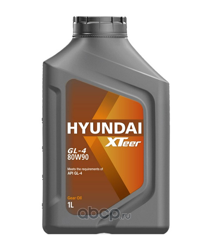 1011018	HYUNDAI XTeer	HYUNDAI XTeer Gear Oil-4 80W90, 1 л, Трансмиссионное масло для МКПП/П