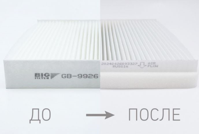 BIG FILTER ВЫПУСТИЛ УЛУЧШЕННУЮ ВЕРСИЮ САЛОННОГО ФИЛЬТРА GB-9926 ДЛЯ TOYOTA