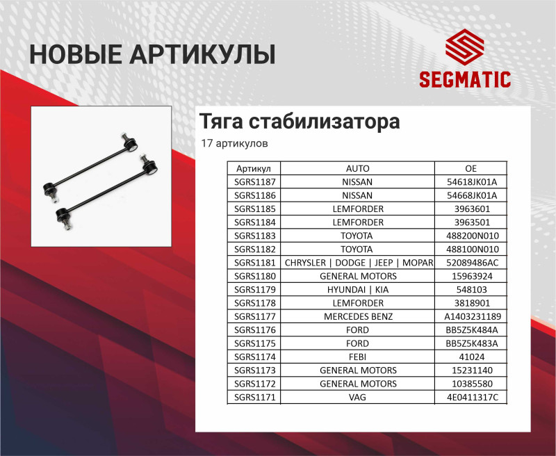 тяга стабилизатора