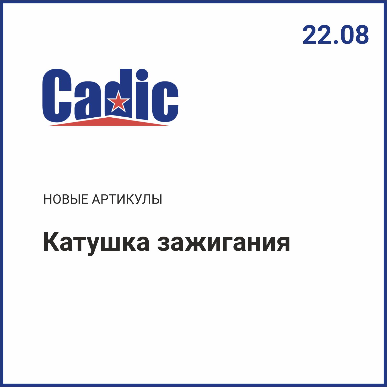 Расширение ассортимента CADIC