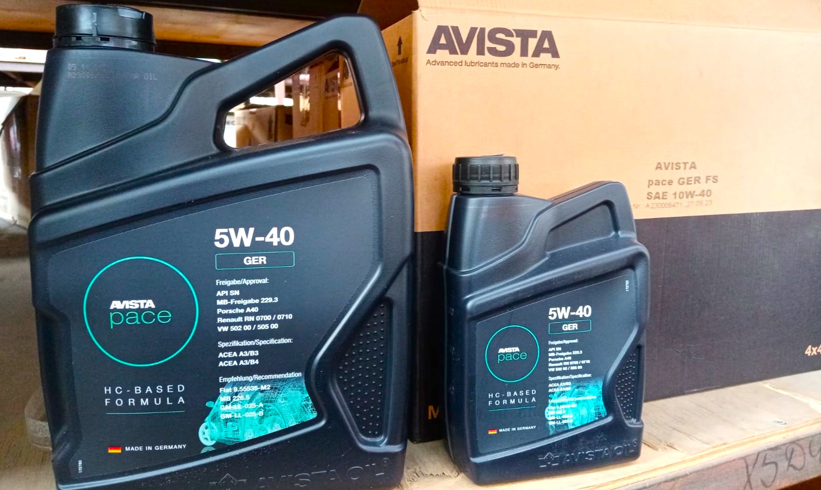 AVISTA Oil уже на складе!