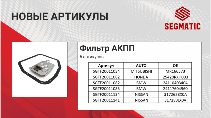 Фильтры АКПП