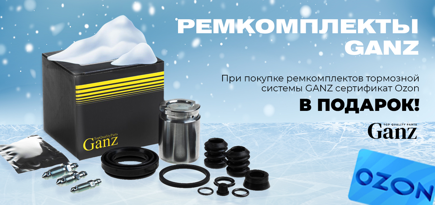 Акция Ganz: Ремкомплекты