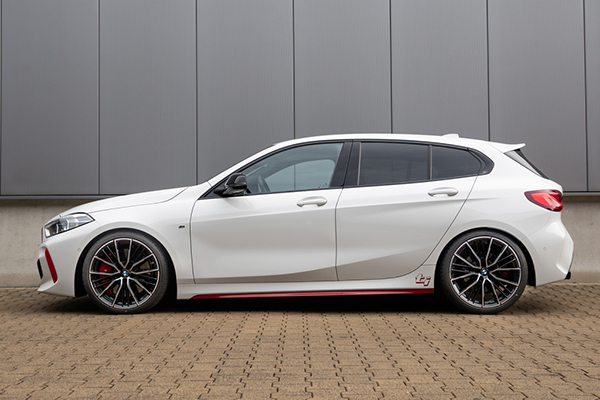 BMW 1 серии с винтовой подвеской H&R