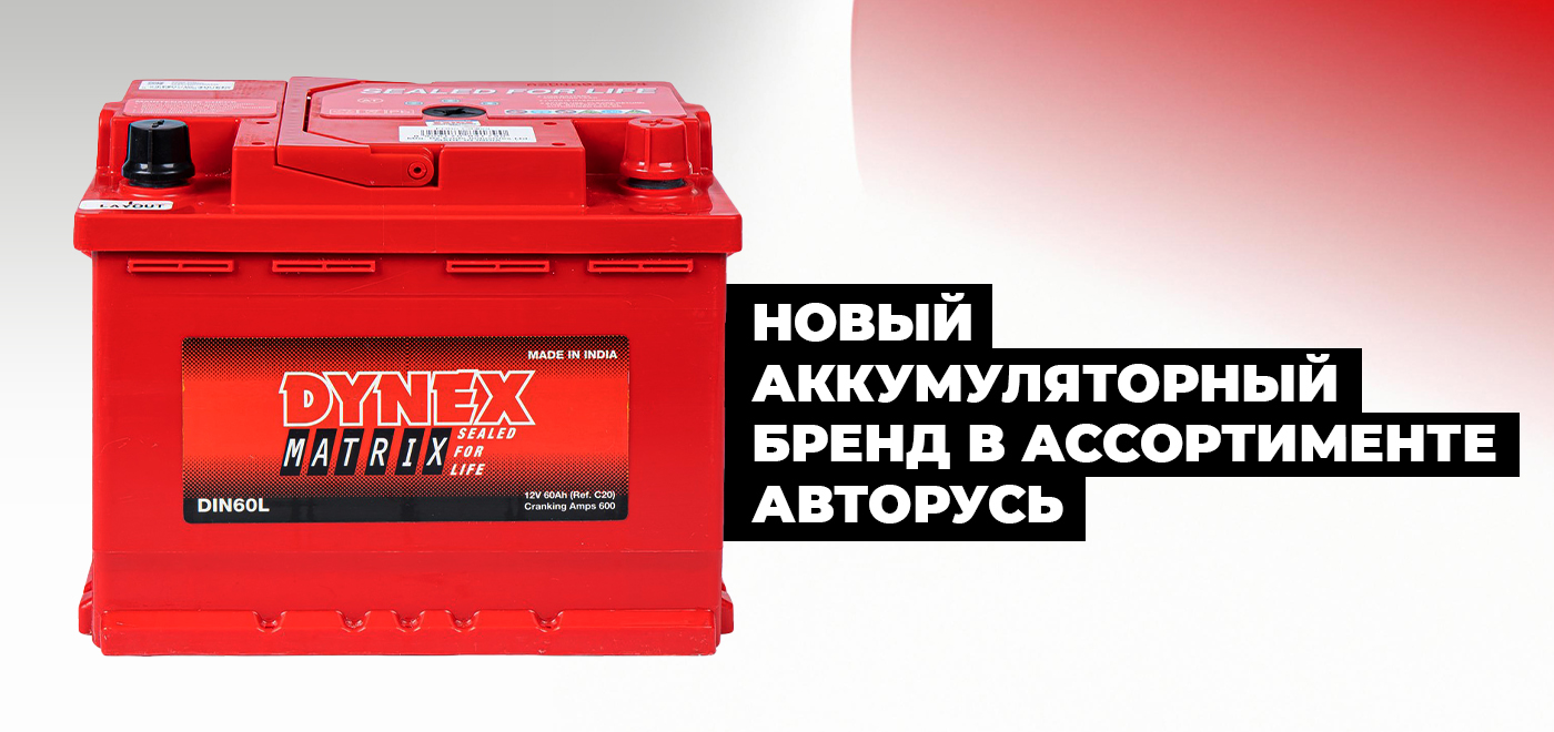 Новинка: Аккумуляторные батареи Dynex