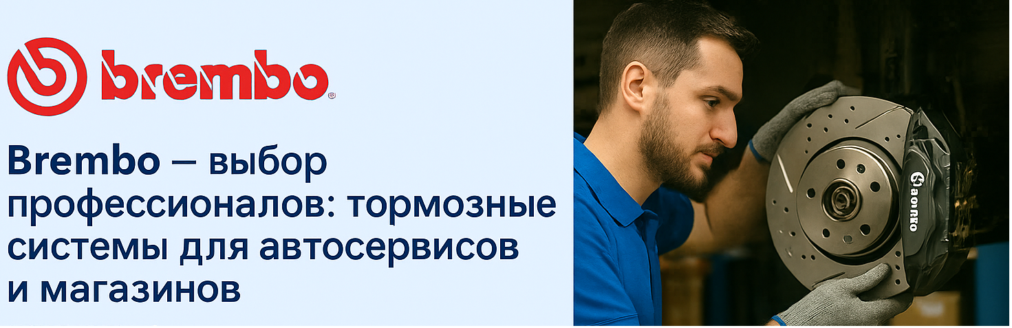 Brembo — поставки премиальных тормозных систем для автосервисов и магазинов от AUTOBAN.RU