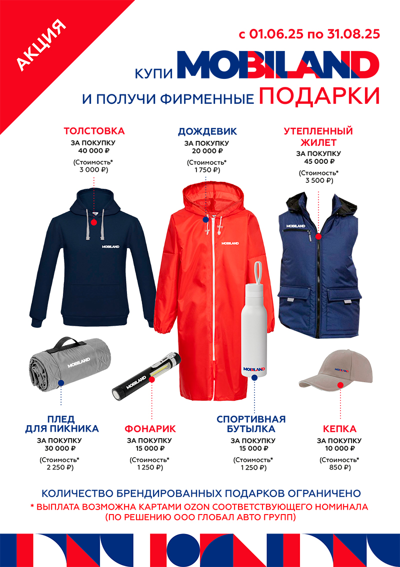 Акция по продукции MOBILAND