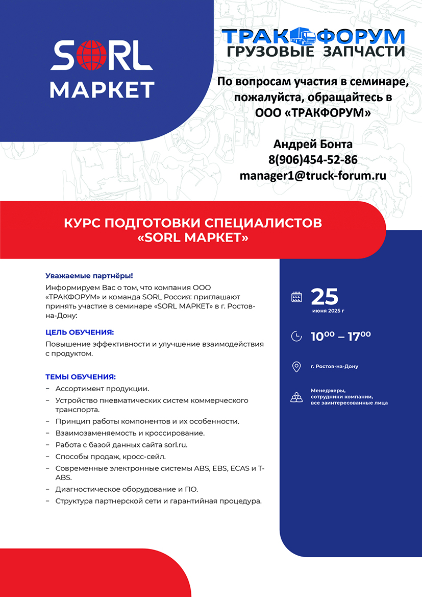 Обучение SORL МАРКЕТ 25 июня