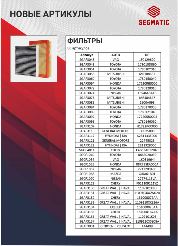 фильтры