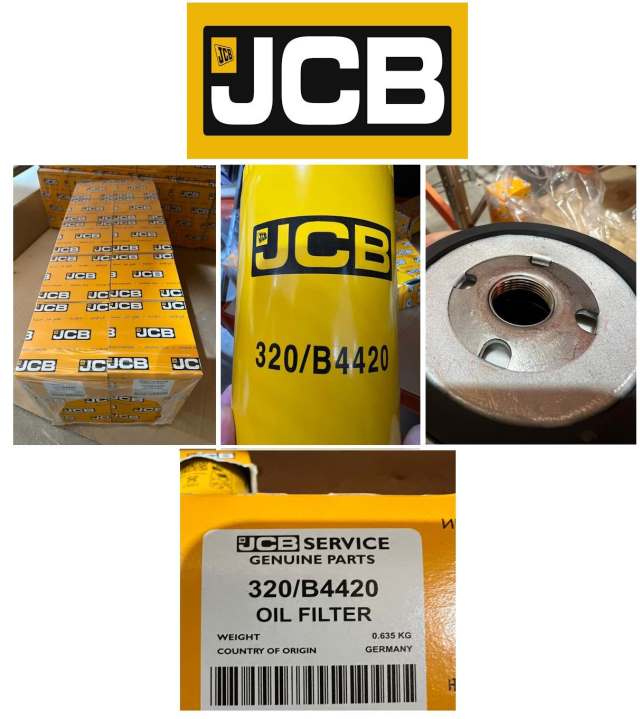 Каталог фильтрующих элементов для телескопических погрузчиков JCB TH 531-541