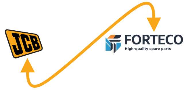 Кросс каталог запчастей JCB - FORTECO