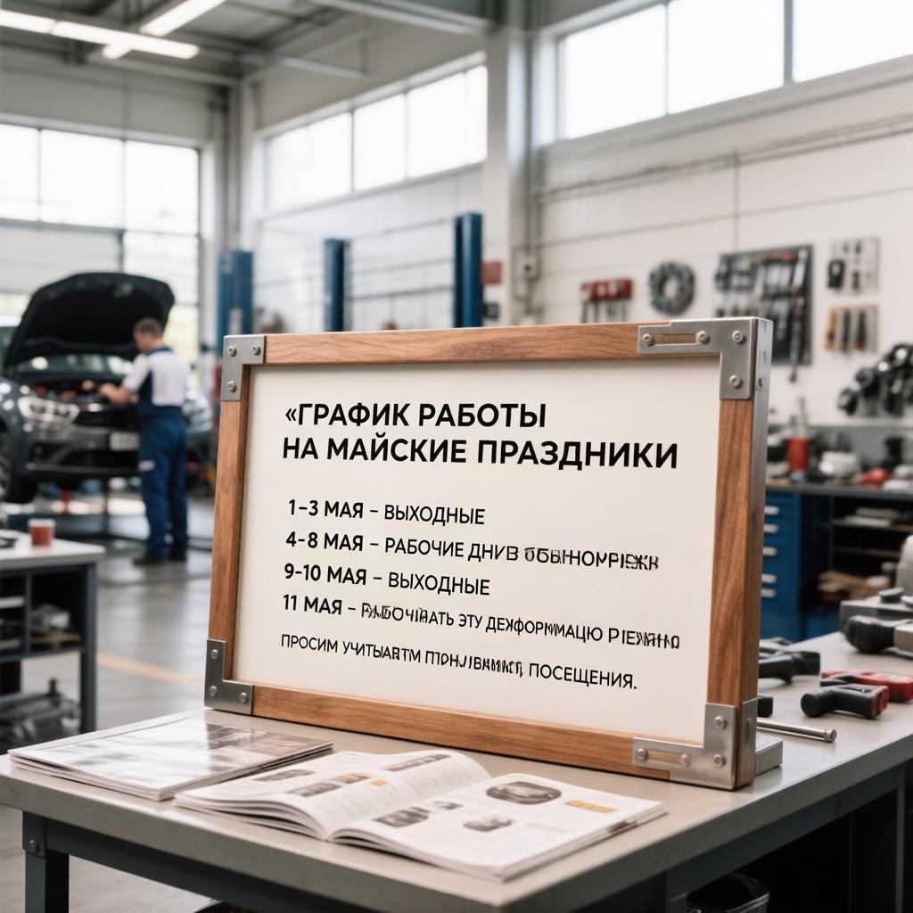 График работы компании АвтоГород в праздничные дни 1-11 мая