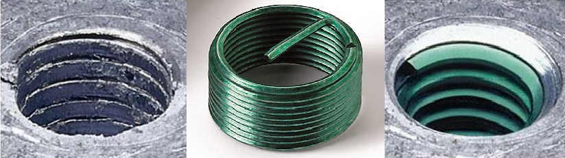 Износ резьбы. Как восстановить внутреннюю резьбу. Спиральные вставки для восстановления резьбы. Как восстановить внутреннюю резьбу. Сорвалась резьба в пластике.